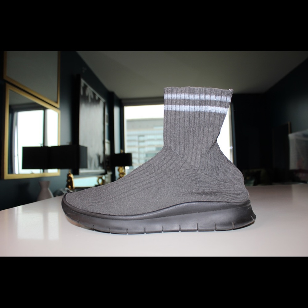 Maison Margiela Gray High Top Sock Sneaker